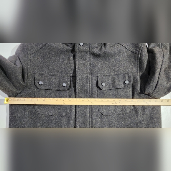 Michael Kors Gray Military Field Jacket with Structured DesignMichael Kors Men's - Picture 10 of 16